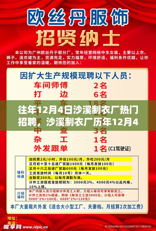 沙溪制衣厂历年招聘热潮，学习铸就自信与成就之路