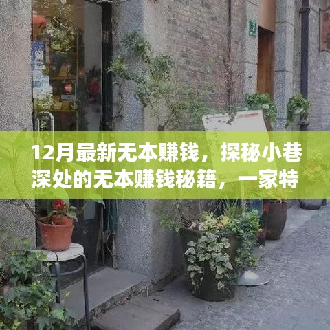 探秘特色小店的无本赚钱秘籍，小巷深处的赚钱传奇故事