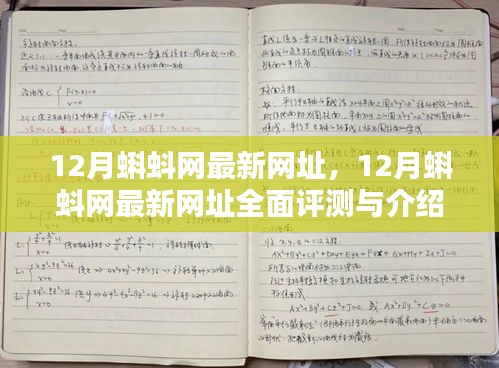 12月蝌蚪网最新网址详解与全面评测