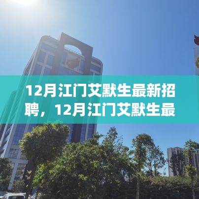 江门艾默生十二月最新招聘启事，探寻职业发展新起点