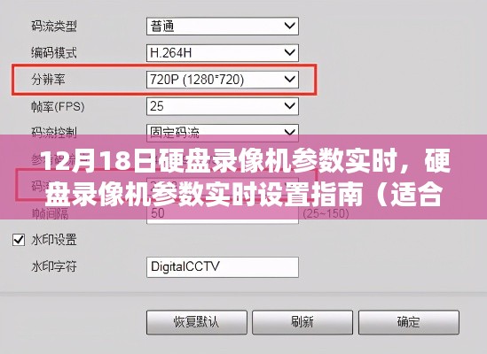 硬盘录像机参数实时设置指南，初学者与进阶用户的必备指南（12月18日更新）