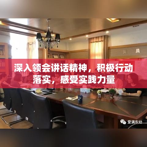 深入领会讲话精神，积极行动落实，感受实践力量