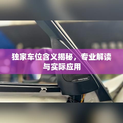 独家车位含义揭秘，专业解读与实际应用