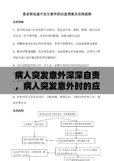 病人突发意外深深自责，病人突发意外时的应急流程 