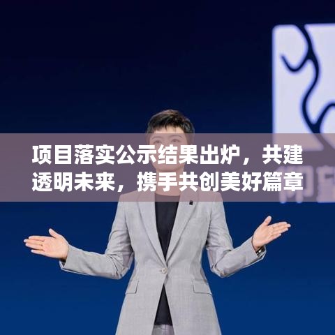 项目落实公示结果出炉，共建透明未来，携手共创美好篇章