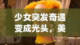 少女突发奇遇变成光头，美女发现自己变成了一个光头 