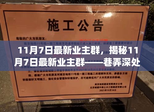 揭秘特色小店奇遇之旅，巷弄深处的隐藏瑰宝——最新业主群探访纪实（11月7日）