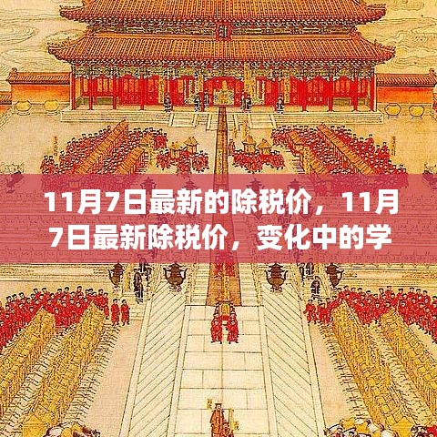 11月7日最新除税价，变化中的学习，自信与成就之光闪耀