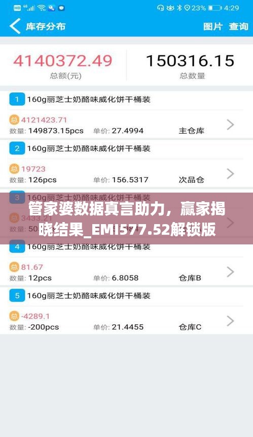 管家婆数据真言助力，赢家揭晓结果_EMI577.52解锁版