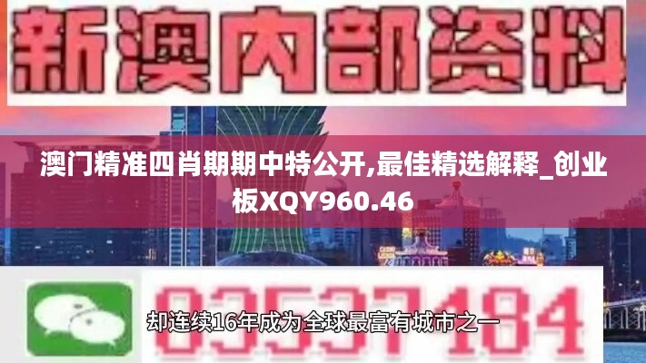 澳门精准四肖期期中特公开,最佳精选解释_创业板XQY960.46