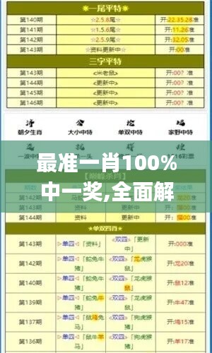 最准一肖100%中一奖,全面解答解析_交互版NLO435.64