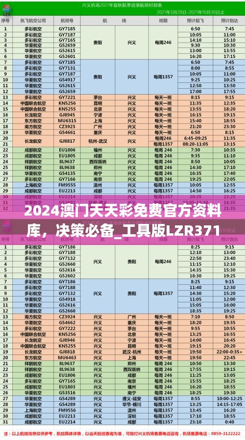 2024澳门天天彩免费官方资料库，决策必备_工具版LZR371.86