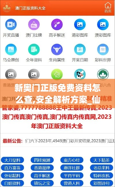 新奥门正版免费资料怎么查,安全解析方案_仙宫境MNP955.94