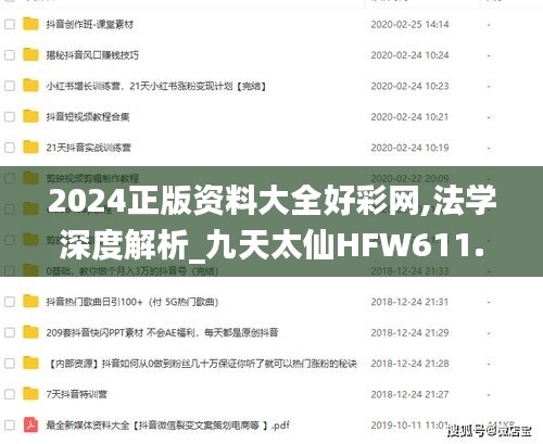 2024正版资料大全好彩网,法学深度解析_九天太仙HFW611.82