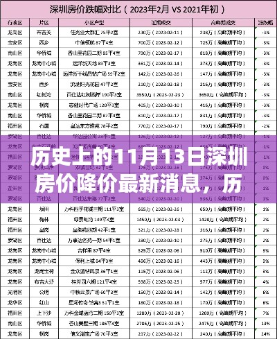 历史上的11月13日深圳房价揭秘，降价消息引发小红书热议