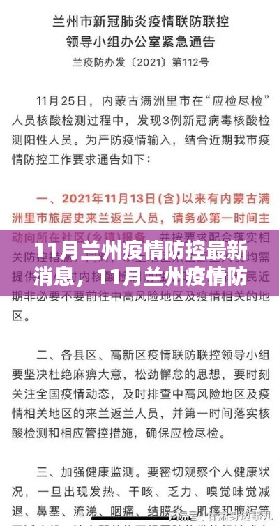 11月兰州疫情防控最新动态及指南，最新消息与行动步骤一览