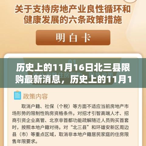 历史上的11月16日北三县限购政策更新及最新消息全面解析