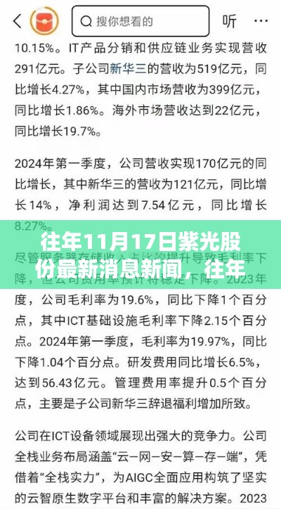 往年11月17日紫光股份最新消息新闻综述，全面解读当日紫光股份动态与行业趋势