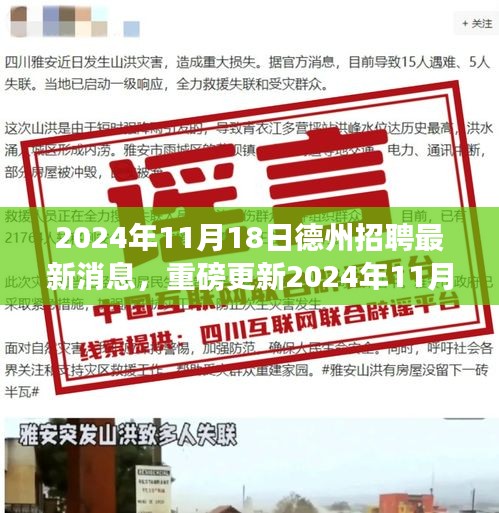 2024年德州招聘最新消息解析，职业未来从这里起航