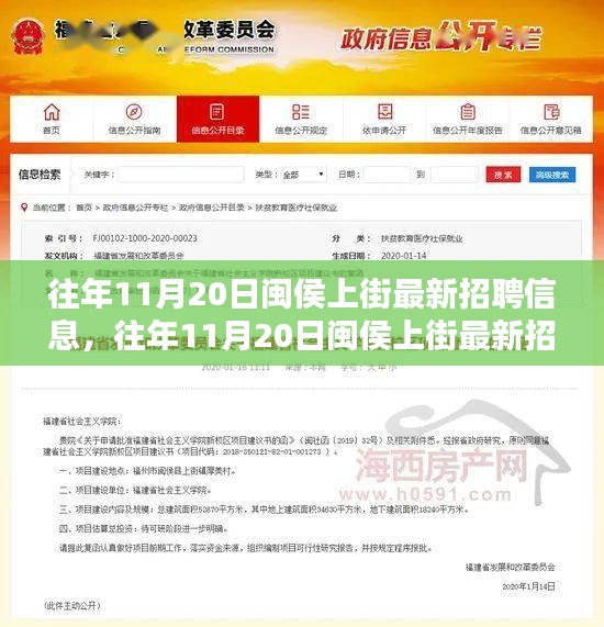 闽侯上街最新招聘信息深度解析，历年11月20日岗位概览