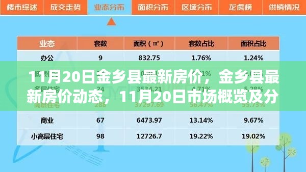 11月20日金乡县房价最新动态及分析