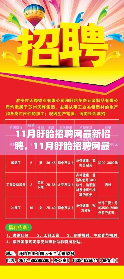 11月盱眙招聘网最新招聘现象，机遇与挑战并存