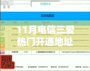 电信三爱热门开通地址全面评测与介绍，11月开通指南