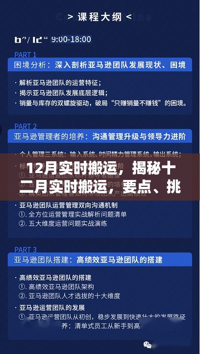 揭秘十二月实时搬运，要点、挑战与解决方案详解