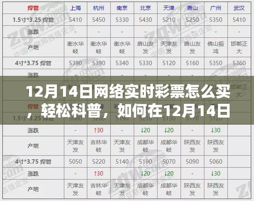 12月14日网络实时彩票购买指南，轻松科普，网络购彩步骤