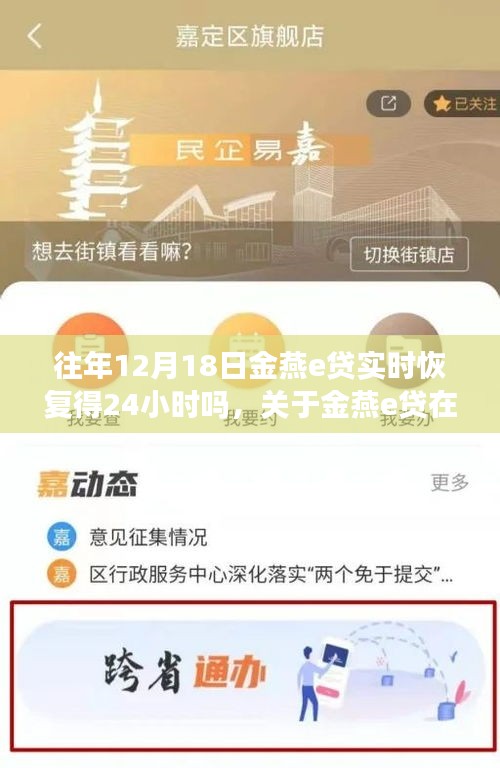 关于往年12月18日金燕e贷恢复时间的深度解析，实时恢复是否需24小时？