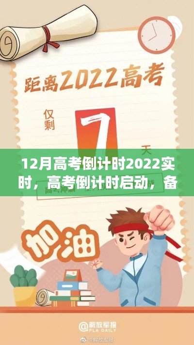 备战2022年12月高考，倒计时启动，冲刺号角吹响！