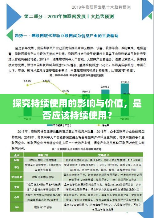 探究持续使用的影响与价值，是否应该持续使用？