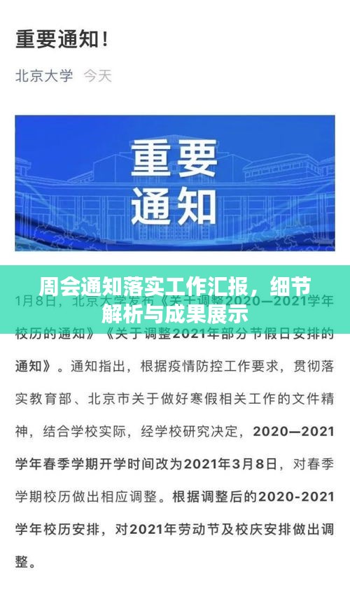 周会通知落实工作汇报，细节解析与成果展示